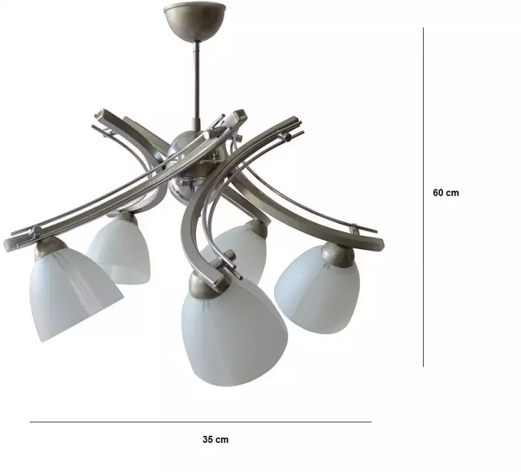 Lampa Rubik 2599/Z-B-5 Nik Lw5,3
