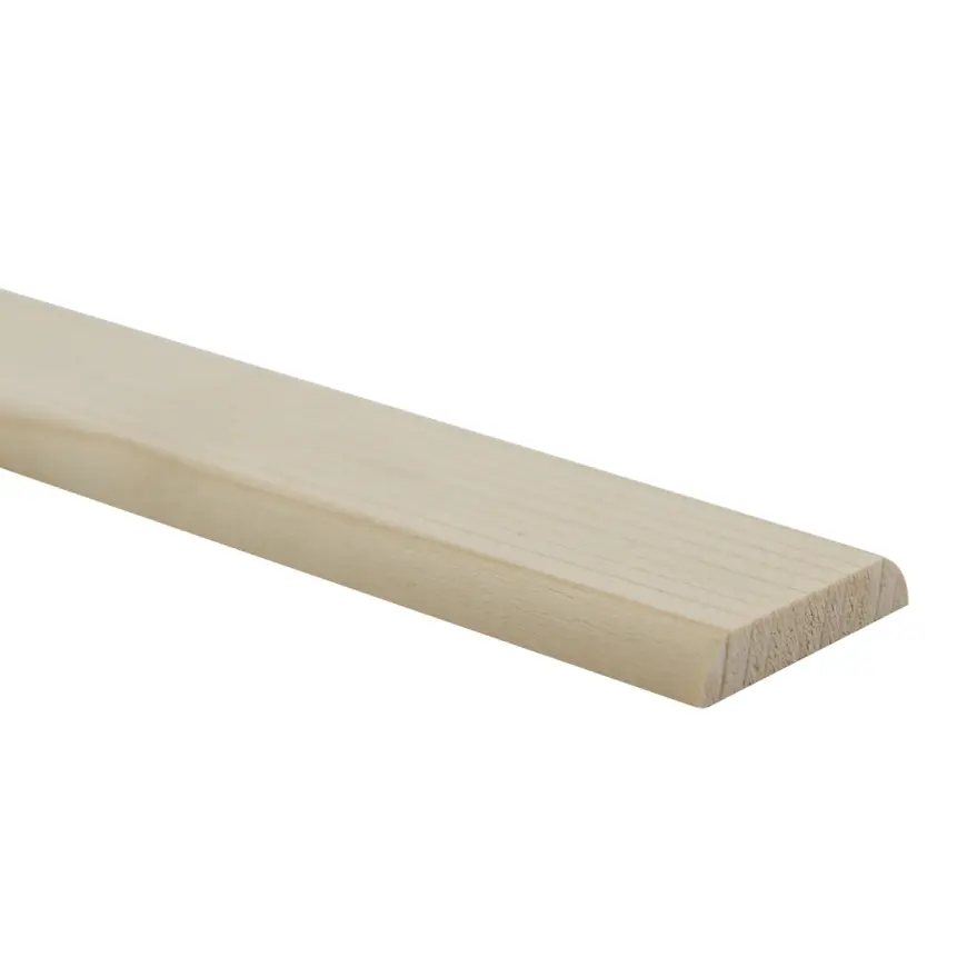 Dverová Lišta, Hladká 6x40x2500mm