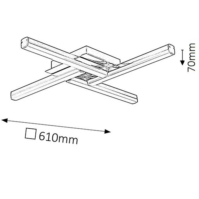 Luster Antonina 5896 LED 4X6W LN