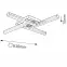 Luster Antonina 5896 LED 4X6W LN,3
