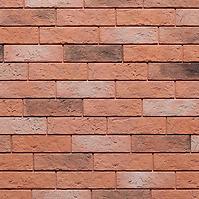 Sádrový Obkladový Kameň Brique Red