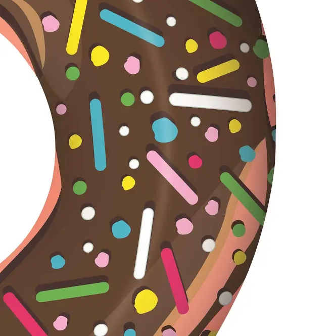 Nafukovacie koleso na plávanie Donut 107 cm 36118,8
