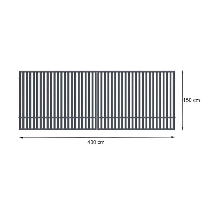Brána Agat 150 x 400 W01372,2