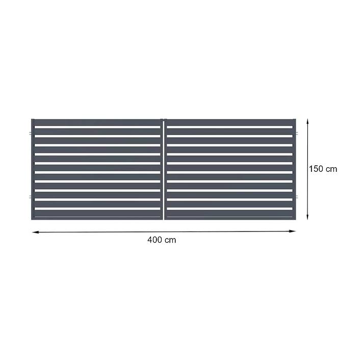 Brána Szafir 150 x 400 W01359,2