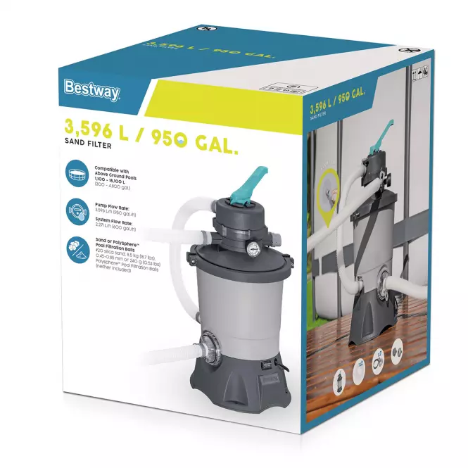 Bazénová filtrácia piesková Bestway 3,596 l/h 58515