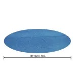 Plachta solárna pre bazén 2,44 cm 58060