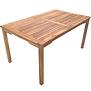 Drevený obdĺžnikový stôl 150x90x75 cm