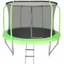 Trampolína COMFORT s rebríkom 244 cm zelená
