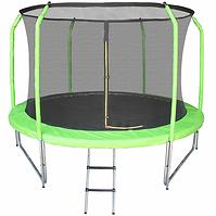 Trampolína COMFORT s rebríkom 244 cm zelená