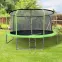 Trampolína COMFORT s rebríkom 305cm zelená,3