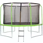 Trampolína COMFORT s rebríkom 366cm zelená