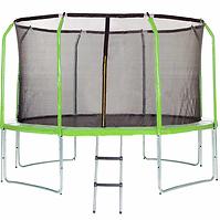 Trampolína COMFORT s rebríkom 366cm zelená