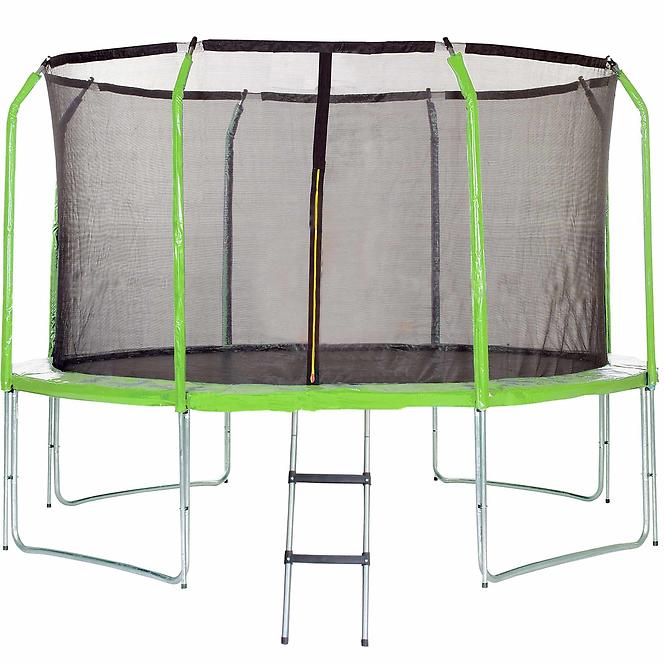 Trampolína COMFORT s rebríkom 366cm zelená