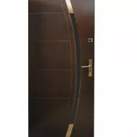 Dvere vchodové WZ 66 90L dub bahenný