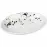 Mydlovnička  Skylight, 13x9x2,5 cm bielo-žltá