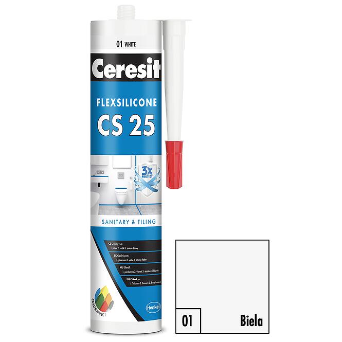 Ceresit Silikón CS25 biely 280ml