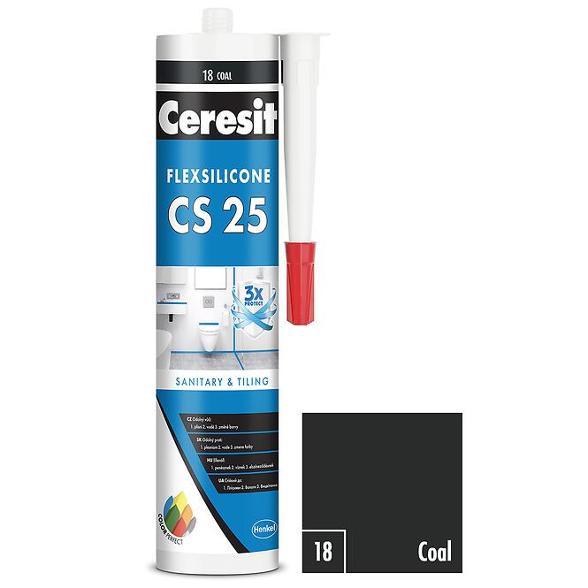 Ceresit Silikón CS25 coal 280ml