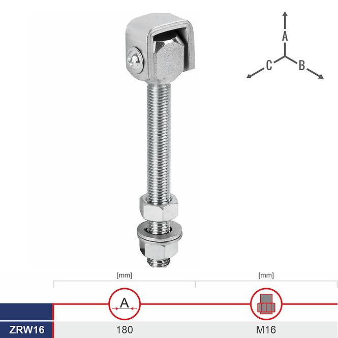 Záves Nastaviteľný Dlhý ZRW16 M16