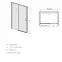 Sprchové dvere D2L/Freezone 140 W0 Glass Protect,2