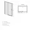 Sprchové dvere D2L/Freezone 150 W0 Glass Protect,2