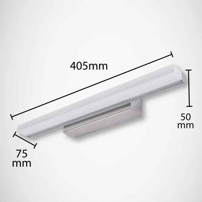 Kúpelňové svietidlo Rumba LED 9W CHR 4000K,7