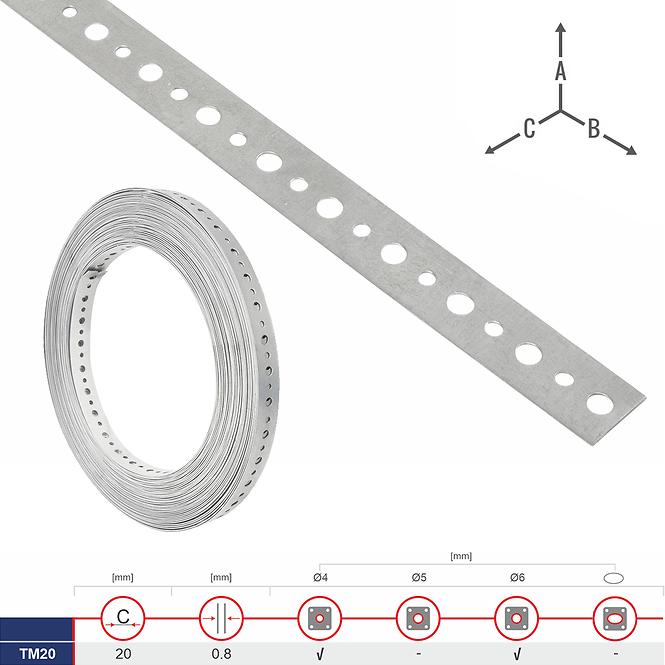 Montážna Páska TM20 20x0.8