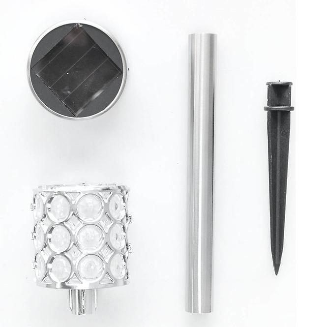 Solárna lampa GLE728247 LED Metal