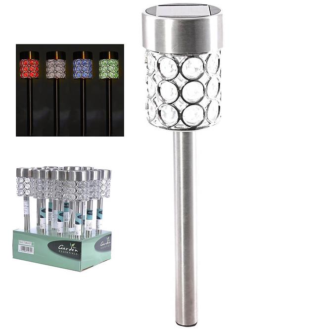 Solárna lampa GLE728247 LED Metal