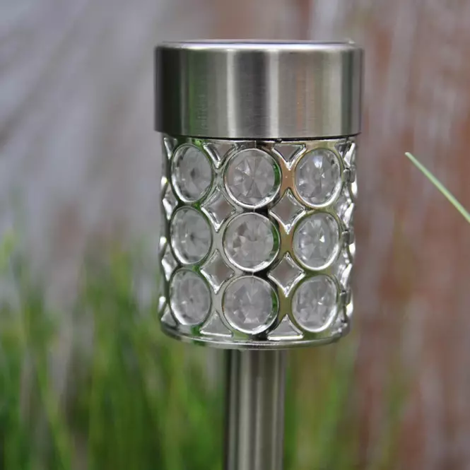Solárna lampa GLE728247 LED Metal