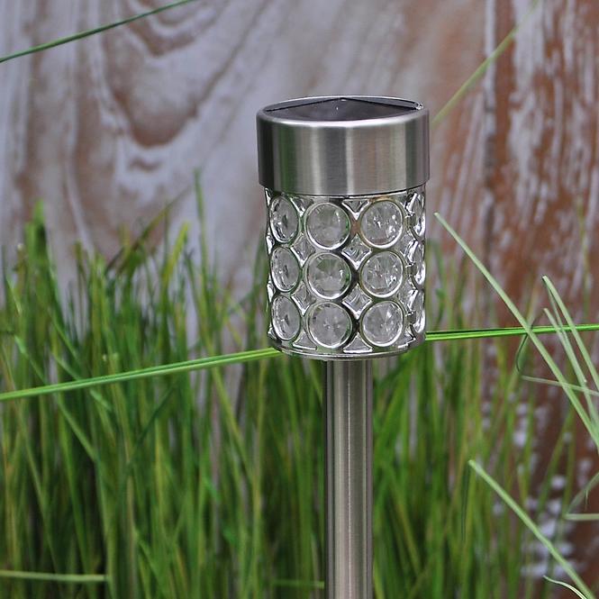 Solárna lampa GLE728247 LED Metal