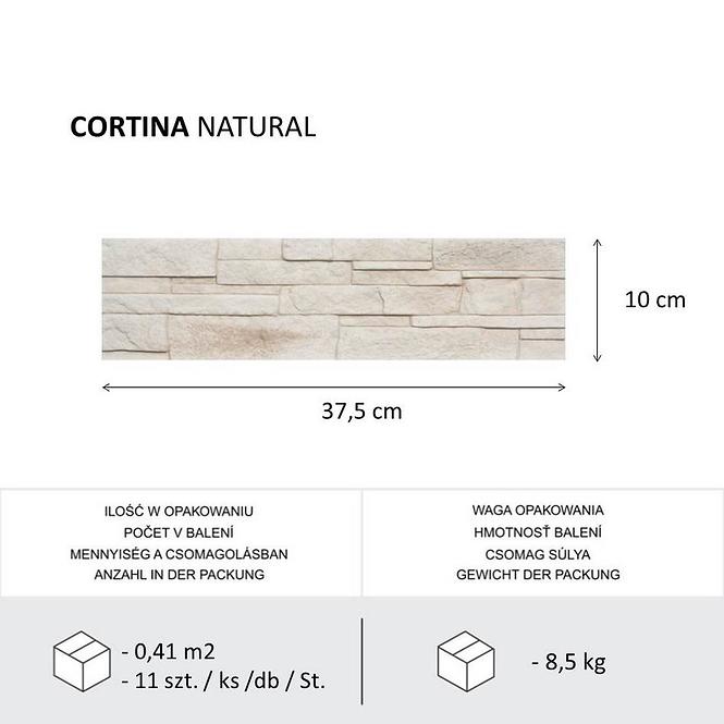 Betónový Obkladový Kameň Cortina Natural