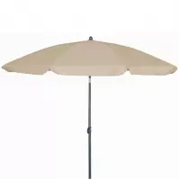 Plážový slnečník MEXICO 200 cm prírodná