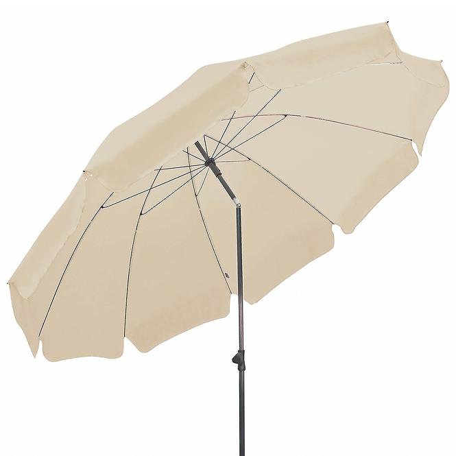 Plážový slnečník MEXICO 200 cm prírodná,4