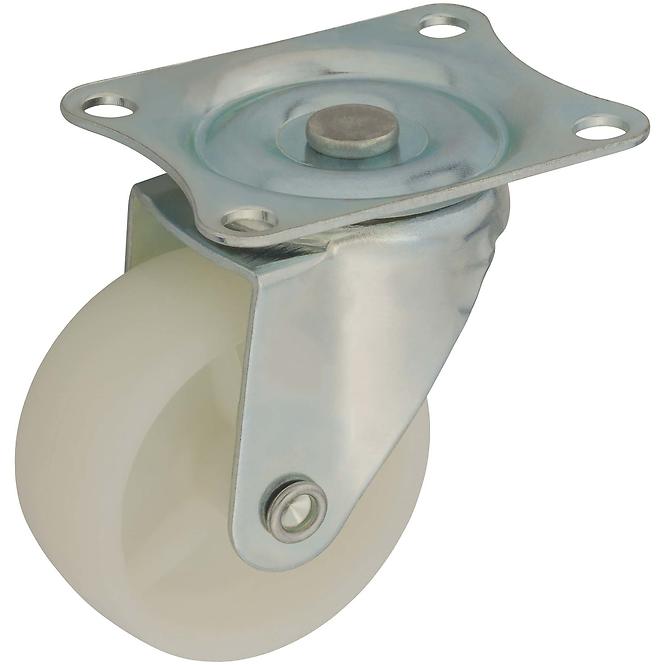 Nábytkové polyamidové koliesko 50 mm/50 kg, otočná doska