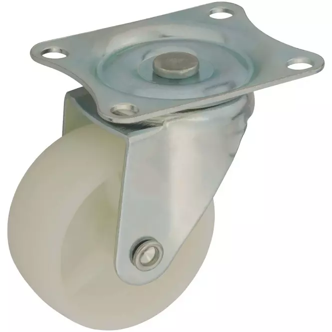 Nábytkové polyamidové koliesko 50 mm/50 kg, otočná doska