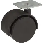 Nábytkové koliesko 40 mm/25 kg s montážnou platničkou