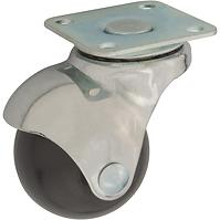 Nábytkové koliesko guľové Ø40mm/40kg, doska otočná