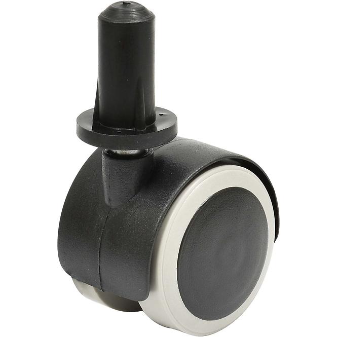 Nábytkové koliesko 40 mm/25 kg kolík 8 mm s puzdrom 13 mm 