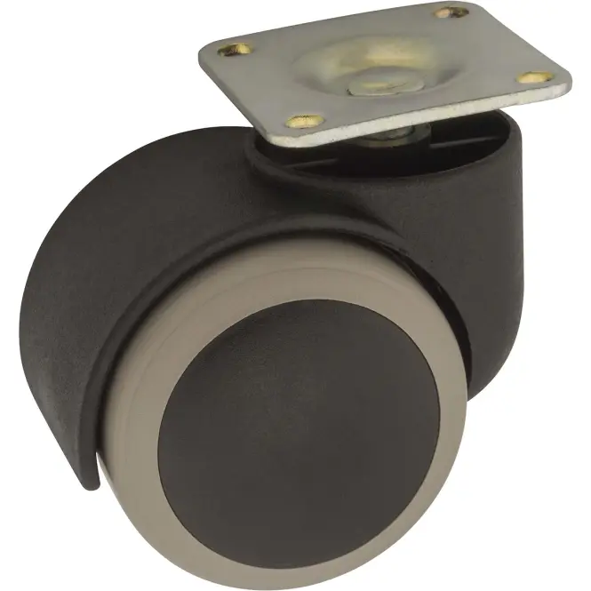 Nábytkové koliesko 50 mm/50 kg s montážnou platničkou