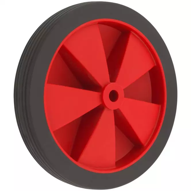 Koliesko na vozík 122 mm/30 kg červené