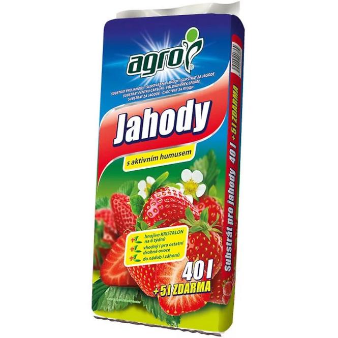 Substrát na jahody 40 l+ 5l zdarma