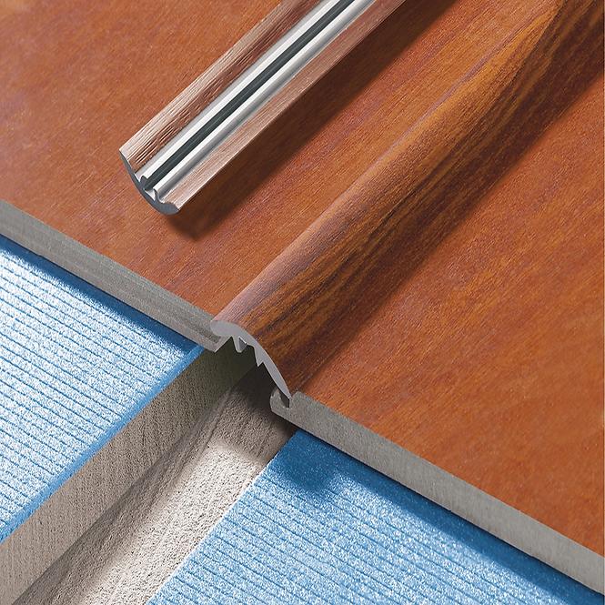 Profil ochranný zatlačovací PVC LW 30 0,9m teak