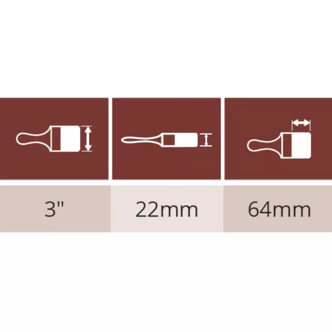 Štetec american wood 3”,2