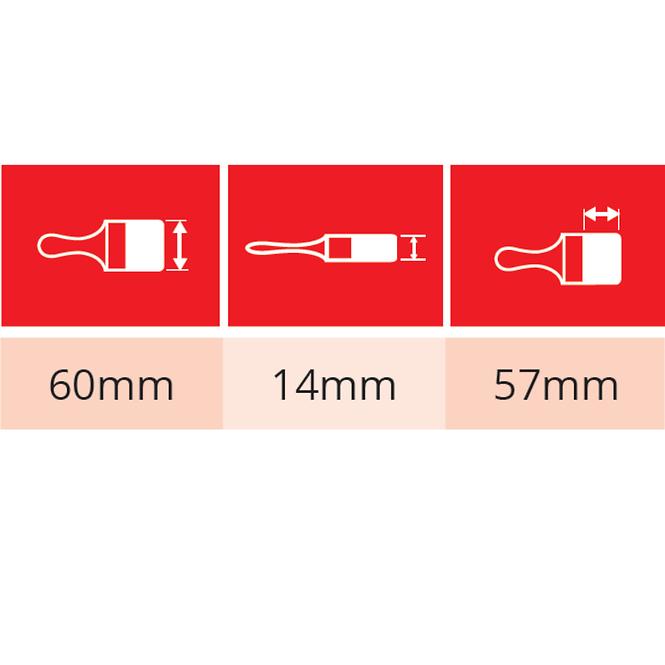 Štetec giotto oil e05 60 mm