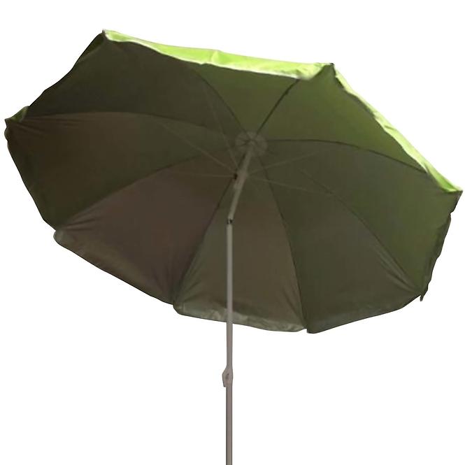 Plážový slnečník 180 cm zelený,3