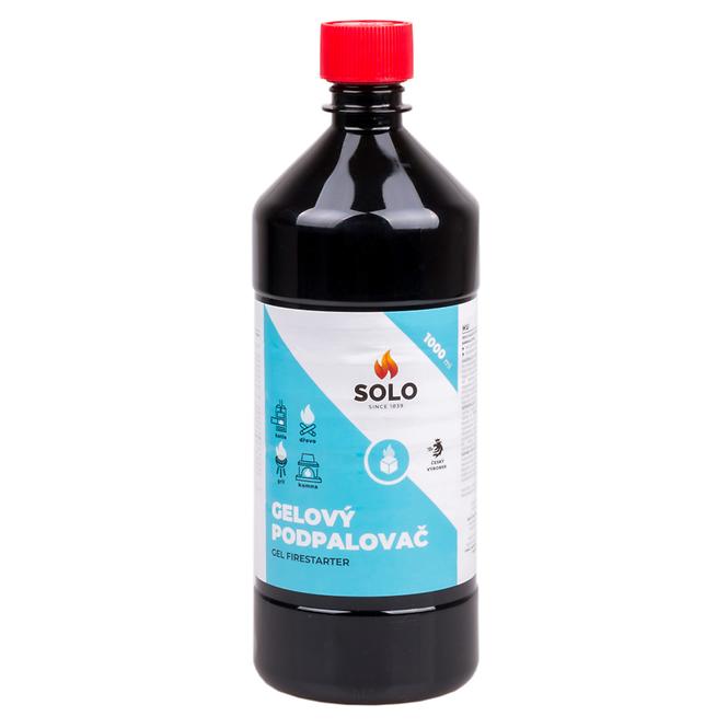 SOLO Gelový podpalovač grilov a krbov 1000 ml