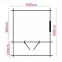 Domček Zuzia II 4x3m + terasa 4x2m s oknom, 34mm, s podlahou,4