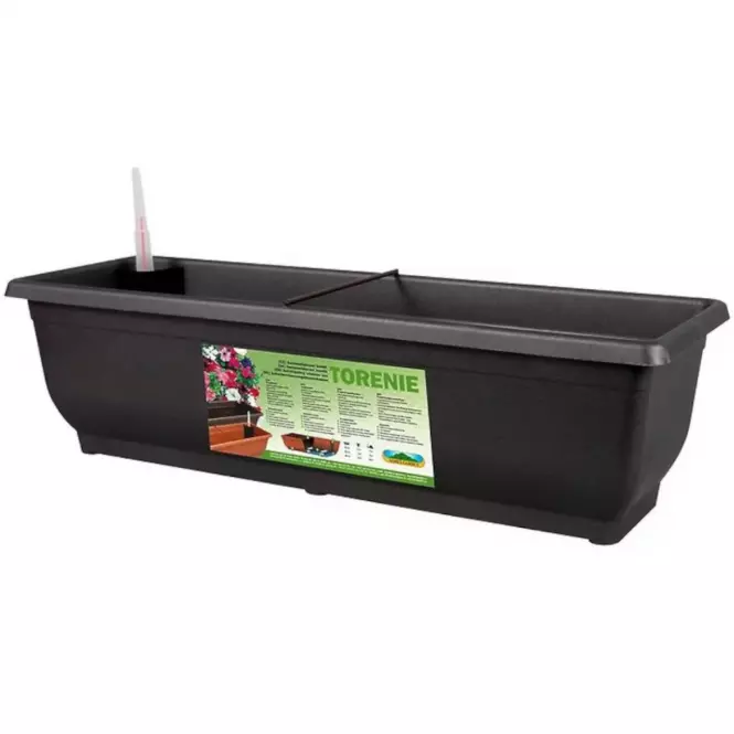Kvetináč Samonav Torenie 50 cm/antracit