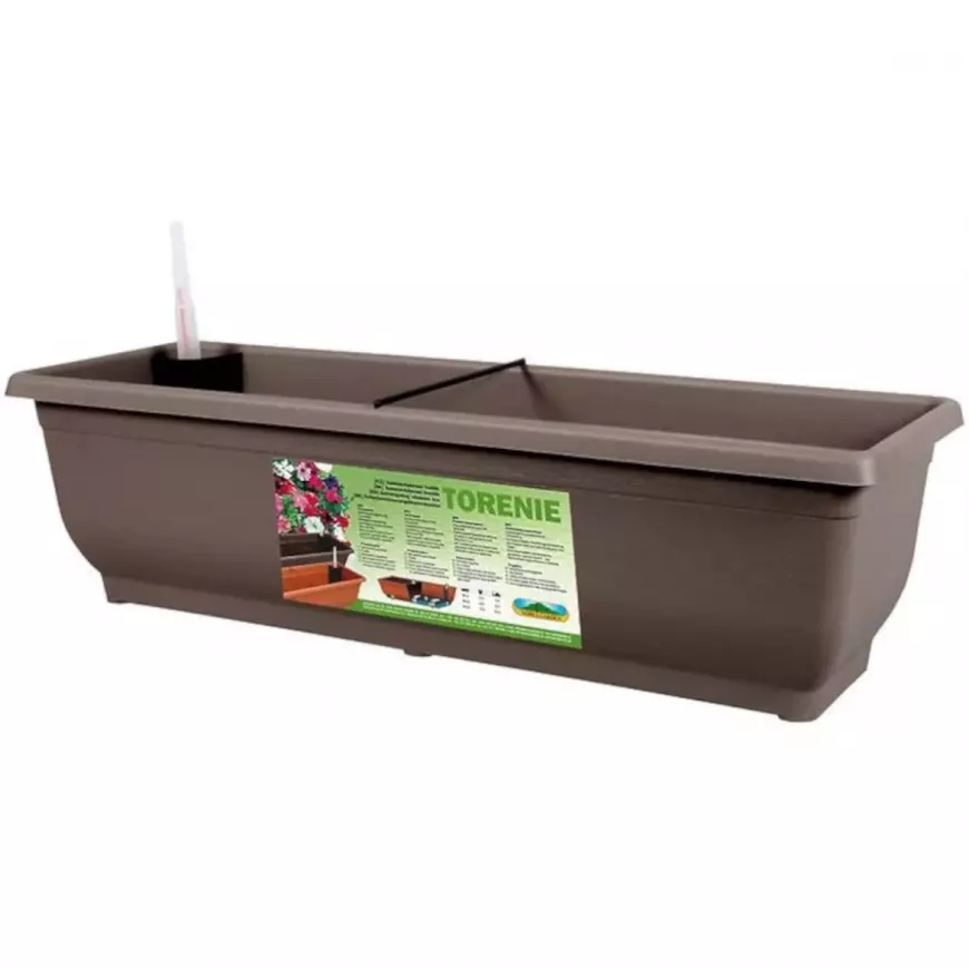 Kvetináč Samonav Torenie 50 cm/hnedá