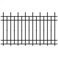 Plotový diel Brema 117,5x200 ral9005 w6161